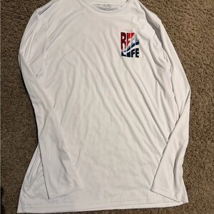 Reel Life White Long Sleeve Shirt